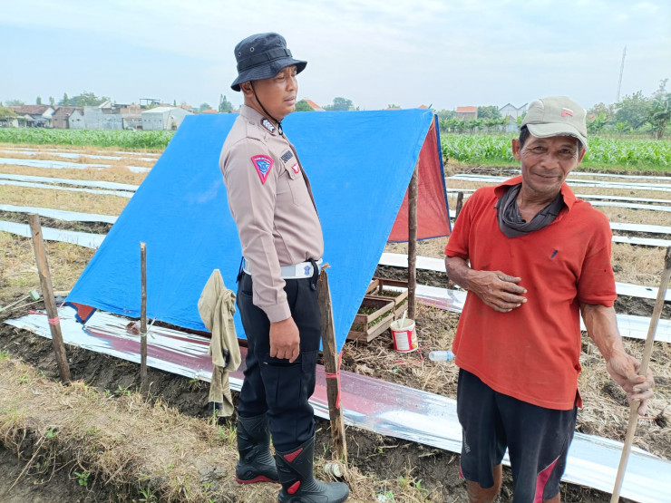 Polresta Sidoarjo Galakkan Ketahanan Pangan di Desa Wonokupang